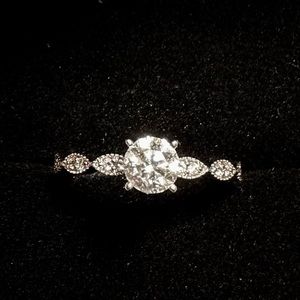 Diamond Engagement Ring Center Stone .75 Carat - Size 7